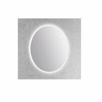 Зеркало для ванной ROYO Lua 125523 Lua Зеркало 90 с подсветкой круглое серебро - Фото 1