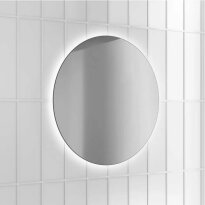 Зеркало для ванной ROYO Lua Lua 125522 Зеркало 75 с подсветкой круглое серебро