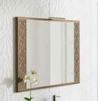 Зеркало для ванной ROYO Opera 22234 коричневый,серебристый