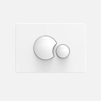 Кнопка для смыва SANIT 1670601 белый - Фото 1