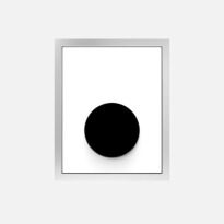 Кнопка для змиву SANIT 16.214.C9..0000 білий,чорний - Фото 1