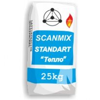 Клей для плитки Scanmix Клей Scanmix Standart TEPLO (серый) 25кг серый