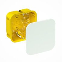 Распределительная коробка Schneider Asfora Распределительная коробка для полых стен 100Х100Х50 желтый