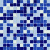 Мозаїка Stella di Mare R-MOS R-MOS B11243736 мікс синій 20x20 на сiтцi 327х327х4 блакитний,синій