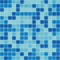 Мозаїка Stella di Mare R-MOS R-MOS B31323335 мікс голуб. 4 20x20 на сiтцi 327х327х4 блакитний,синій