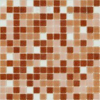 Мозаика Stella di Mare R-MOS R-MOS B12868208283-1 розовый 20x20 на сетке 327х327х4 розовый,светло-розовый