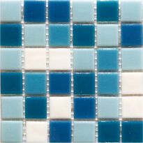 Мозаика Stella di Mare R-MOS R-MOS WA1131323335 белый,голубой,синий