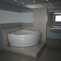 Гідромасажна ванна WGT Renovacio Digital 150х150 см білий - Фото 3