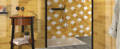 Плитка у ванній кімнаті: дизайн-ідеї + комбінації з колекцій