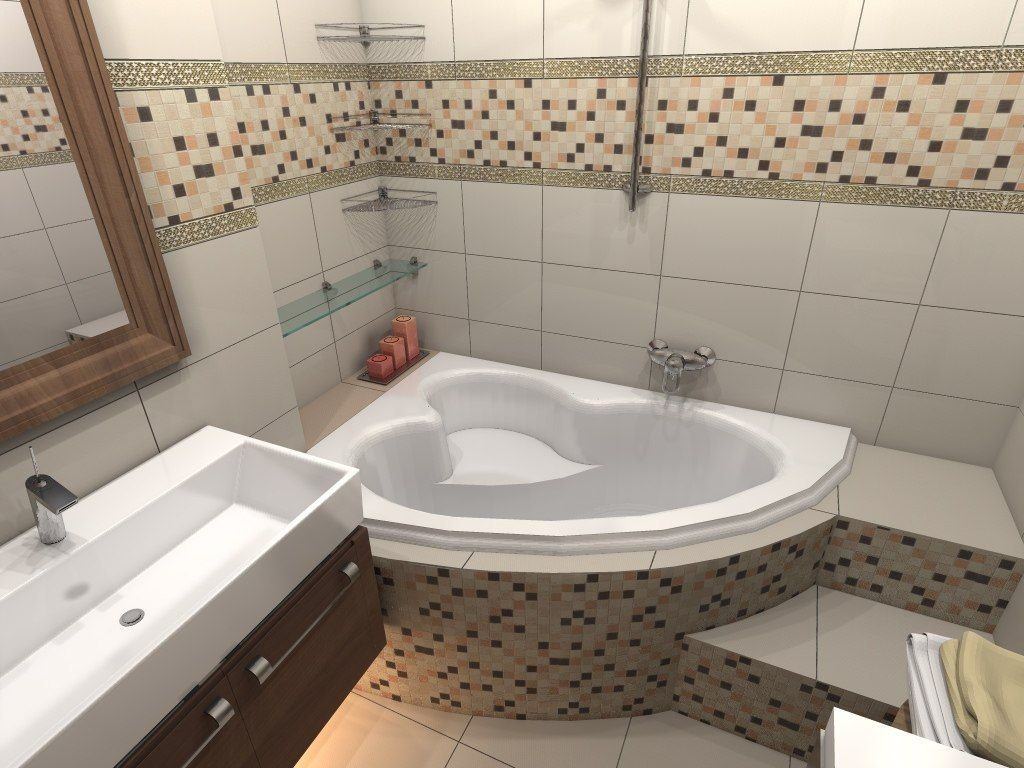 Маленькая ванная комната: идеи дизайна