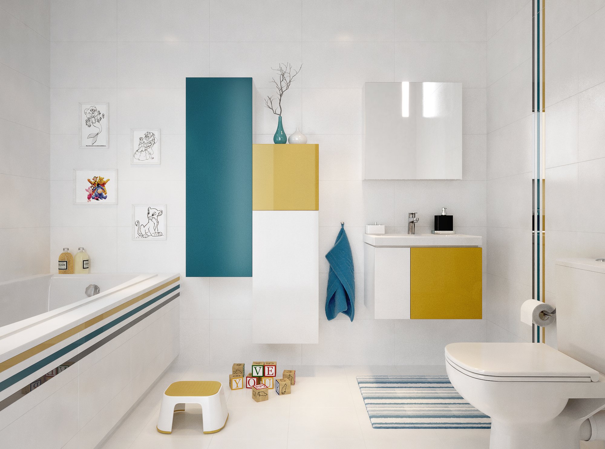 Колекція меблів для ванної кімнати Colour