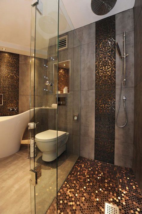 Мозаика в ванной комнате: обрети индивидуальность отделки!
